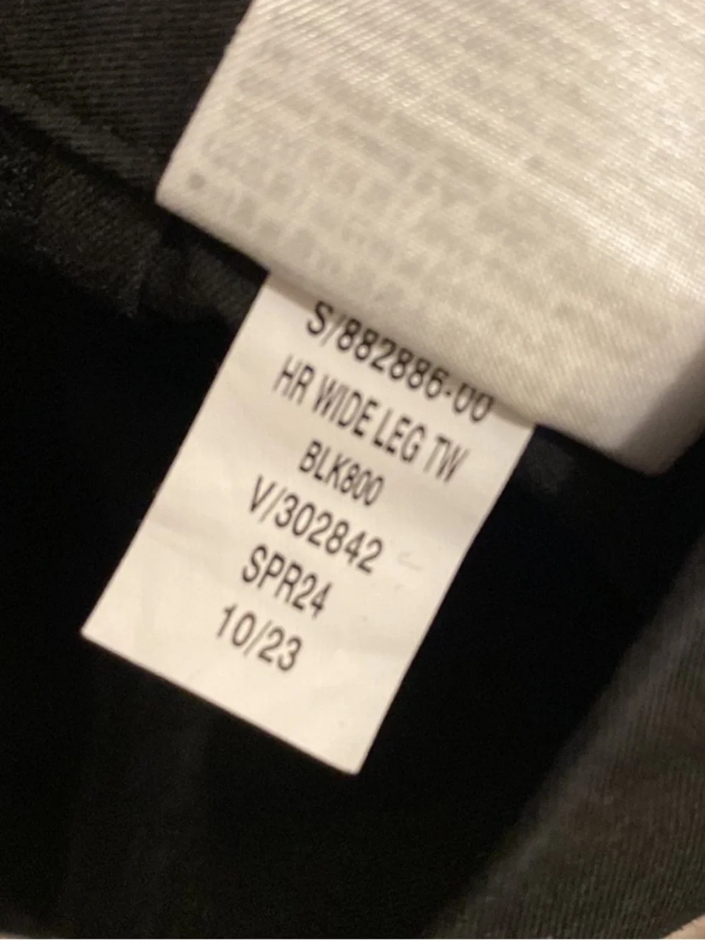 Banana Republic Avila Wide Leg Barrel Pants Black 00P